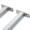 vidaXL - Barrièrestangen - verstelbaar - 3 - st - 710-1200 - mm