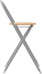 vidaXL - Barset - 3-delig - bewerkt - hout - en - ijzer - grijs - en - bruin