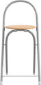 vidaXL - Barset - 3-delig - bewerkt - hout - en - ijzer - grijs - en - bruin