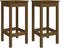 vidaXL - Barstoelen - 2 - st - 40x40x78 - cm - massief - grenenhout - honingbruin