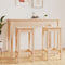 vidaXL - Barstoelen - 2 - st - 40x40x78 - cm - massief - grenenhout