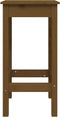 vidaXL - Barstoelen - 2 - st - 40x40x78 - cm - massief - grenenhout - honingbruin