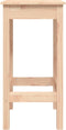 vidaXL - Barstoelen - 2 - st - 40x40x78 - cm - massief - grenenhout