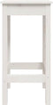 vidaXL - Barstoelen - 2 - st - 40x40x78 - cm - massief - grenenhout - wit