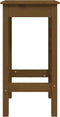 vidaXL - Barstoelen - 2 - st - 40x40x78 - cm - massief - grenenhout - honingbruin