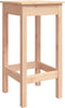 vidaXL - Barstoelen - 2 - st - 40x41,5x112 - cm - massief - grenenhout - wit