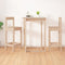 vidaXL - Barstoelen - 2 - st - 40x41,5x112 - cm - massief - grenenhout