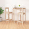 vidaXL - Barstoelen - 2 - st - 40x41,5x112 - cm - massief - grenenhout
