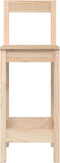 vidaXL - Barstoelen - 2 - st - 40x41,5x112 - cm - massief - grenenhout