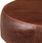 vidaXL - Barstoelen - 2 - st - echt - leer - en - massief - acaciahout