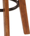 vidaXL - Barstoelen - 2 - st - echt - leer - en - massief - acaciahout