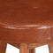 vidaXL - Barstoelen - 2 - st - echt - leer - en - massief - acaciahout