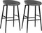 vidaXL - Barstoelen - 2 - st - grijs