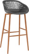 vidaXL - Barstoelen - 2 - st - grijs