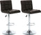 vidaXL - Barstoelen - 2 - st - kunstleer - bruin