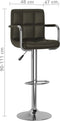 vidaXL - Barstoelen - 2 - st - kunstleer - bruin