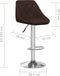 vidaXL - Barstoelen - 2 - st - kunstleer - bruin