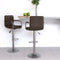 vidaXL - Barstoelen - 2 - st - kunstleer - bruin