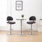 vidaXL - Barstoelen - 2 - st - kunstleer - bruin