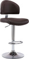vidaXL - Barstoelen - 2 - st - kunstleer - bruin
