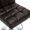 vidaXL - Barstoelen - 2 - st - kunstleer - bruin