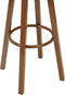 vidaXL - Barstoelen - 2 - st - kunstleer - bruin