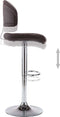 vidaXL - Barstoelen - 2 - st - kunstleer - bruin
