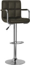 vidaXL - Barstoelen - 2 - st - kunstleer - bruin