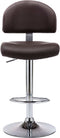 vidaXL - Barstoelen - 2 - st - kunstleer - bruin