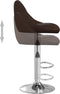 vidaXL - Barstoelen - 2 - st - kunstleer - bruin