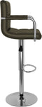 vidaXL - Barstoelen - 2 - st - kunstleer - bruin