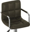 vidaXL - Barstoelen - 2 - st - kunstleer - bruin