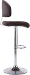 vidaXL - Barstoelen - 2 - st - kunstleer - bruin