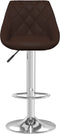 vidaXL - Barstoelen - 2 - st - kunstleer - bruin