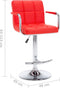 vidaXL - Barstoelen - 2 - st - kunstleer - rood