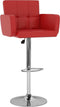 vidaXL - Barstoelen - 2 - st - kunstleer - rood