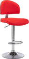 vidaXL - Barstoelen - 2 - st - kunstleer - rood