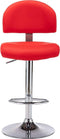 vidaXL - Barstoelen - 2 - st - kunstleer - rood