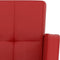 vidaXL - Barstoelen - 2 - st - kunstleer - rood