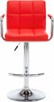 vidaXL - Barstoelen - 2 - st - kunstleer - rood