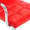 vidaXL - Barstoelen - 2 - st - kunstleer - rood