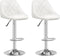 vidaXL - Barstoelen - 2 - st - kunstleer - wit