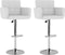 vidaXL - Barstoelen - 2 - st - kunstleer - wit