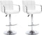 vidaXL - Barstoelen - 2 - st - kunstleer - wit