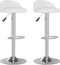 vidaXL - Barstoelen - 2 - st - kunstleer - wit