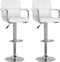vidaXL - Barstoelen - 2 - st - kunstleer - wit