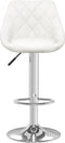 vidaXL - Barstoelen - 2 - st - kunstleer - wit