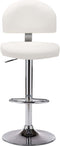 vidaXL - Barstoelen - 2 - st - kunstleer - wit