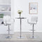 vidaXL - Barstoelen - 2 - st - kunstleer - wit