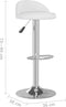 vidaXL - Barstoelen - 2 - st - kunstleer - wit